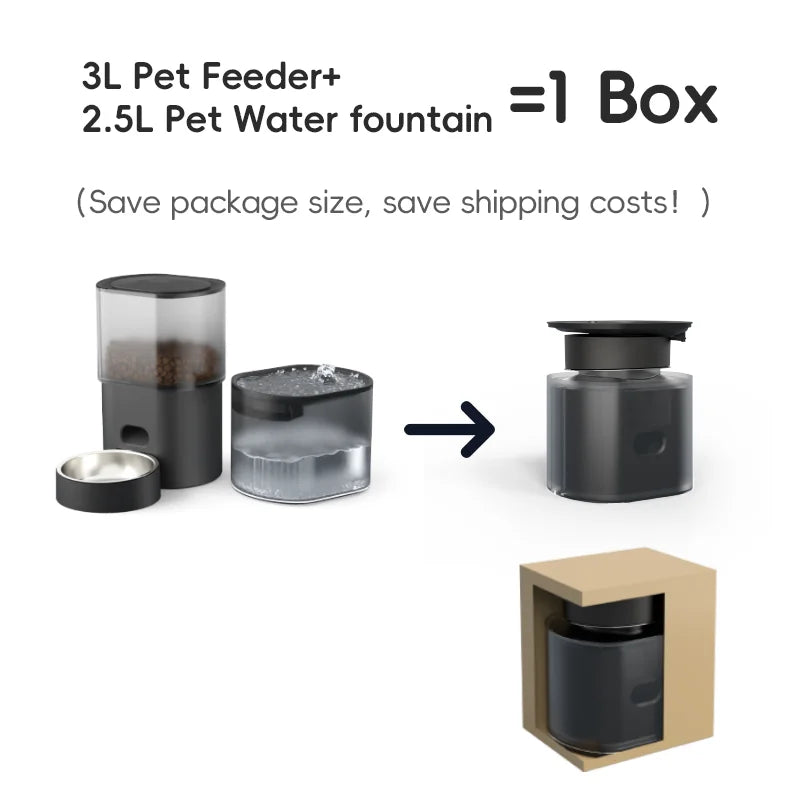 WiFi Timed Automatic Pet Feeder – Dual Power Smart Bowl